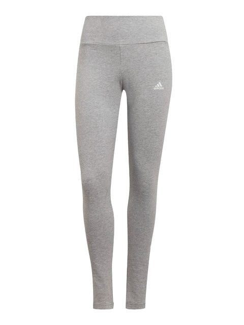 Leggings Adidas High-Waisted Logo da Donna - Grigio