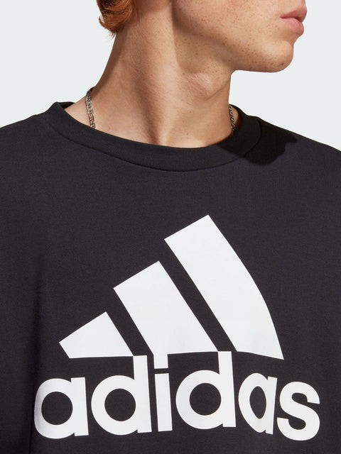 Felpa Adidas French Terry Big Logo da Uomo - Nero