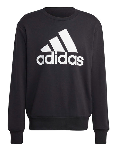 Felpa Adidas French Terry Big Logo da Uomo - Nero