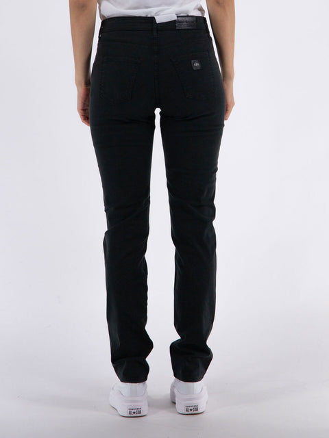 Jeans Slim Armani Exchange da Donna - Nero