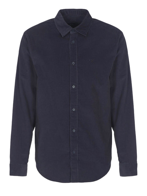 Camicia Armani Exchange da Uomo - Blu