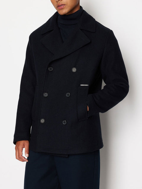 Cappotto Armani Exchange da Uomo - Blu