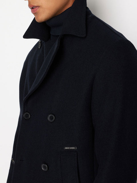 Cappotto Armani Exchange da Uomo - Blu