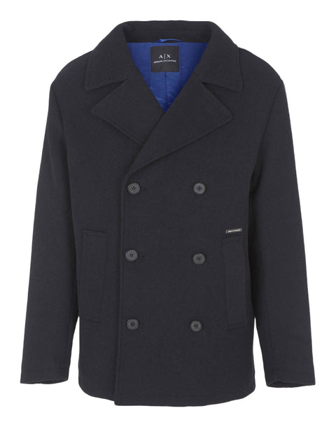 Cappotto Armani Exchange da Uomo - Blu