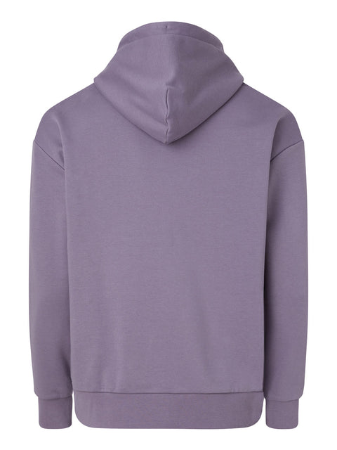 Felpa Cappuccio Calvin Klein Hero Logo Comf da Uomo - Viola