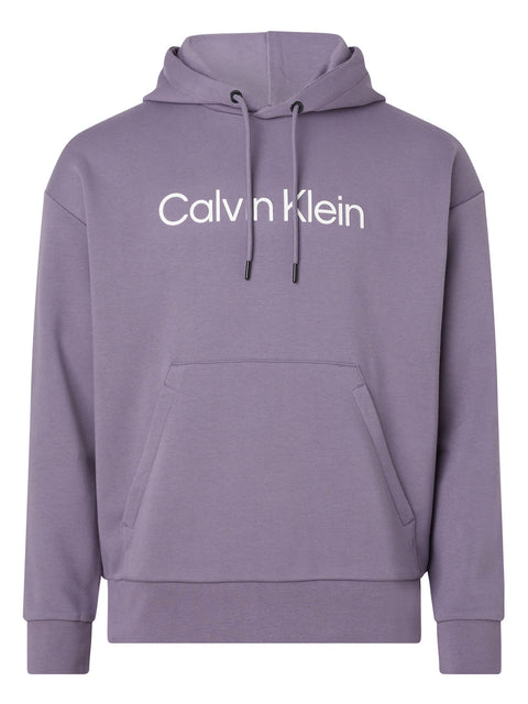 Felpa Cappuccio Calvin Klein Hero Logo Comf da Uomo - Viola