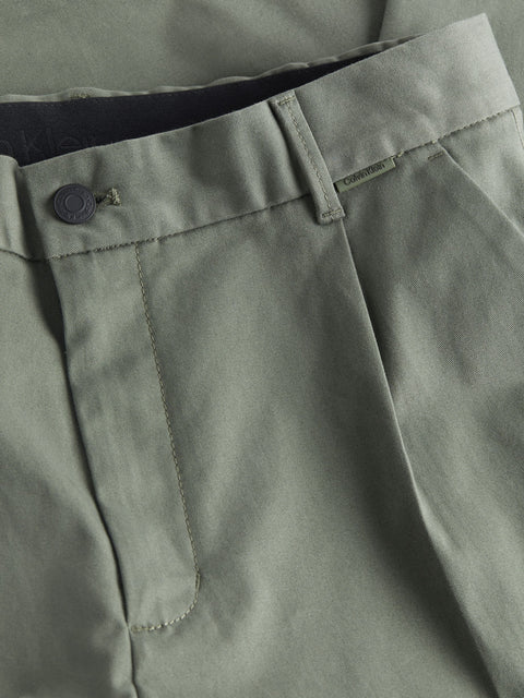 Pantalone Calvin Klein Twill Tapered da Uomo - Verde