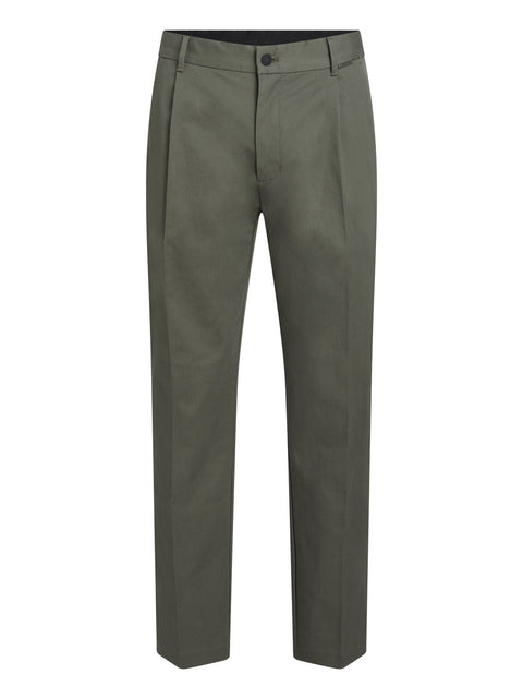 Pantalone Calvin Klein Twill Tapered da Uomo - Verde