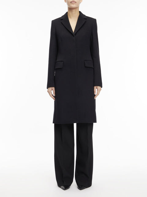 Cappotto Calvin Klein Essential Wool Coat da Donna - Nero