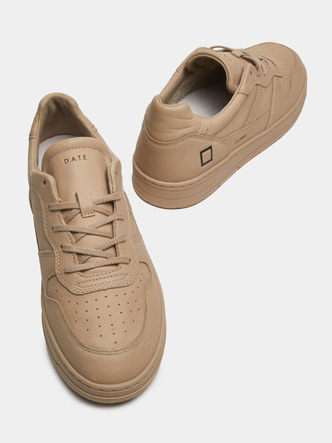 Sneakers Date Court 2.0 Mono da Uomo - Beige