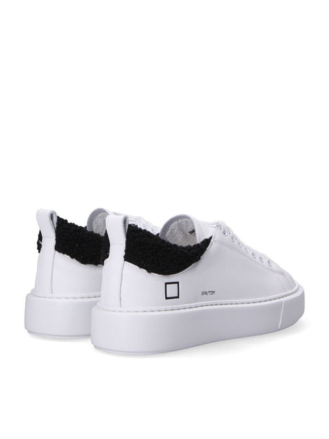 Sneakers Date Sfera Teddy da Donna - Bianco