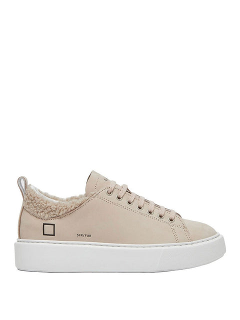 Sneakers Date Sfera Teddy da Donna - Beige