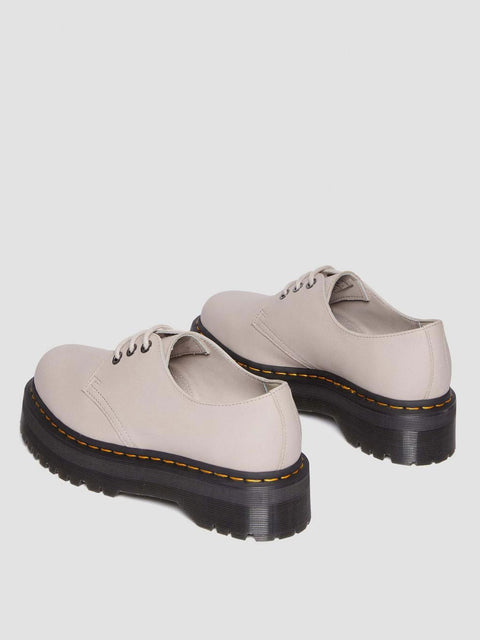 Scarpa Stringata Dr. Martens1461 Quad da Donna - Avorio