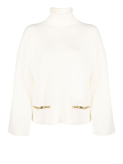 Pullover Elisabetta Franchi da Donna - Avorio