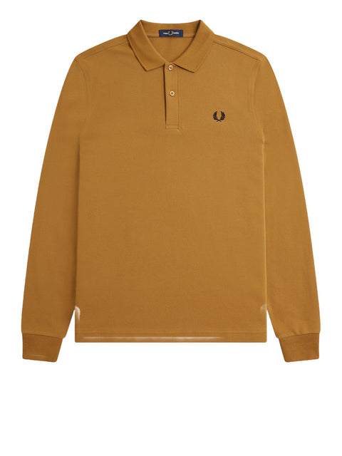 Polo Fred Perry Plain da Uomo - Marrone