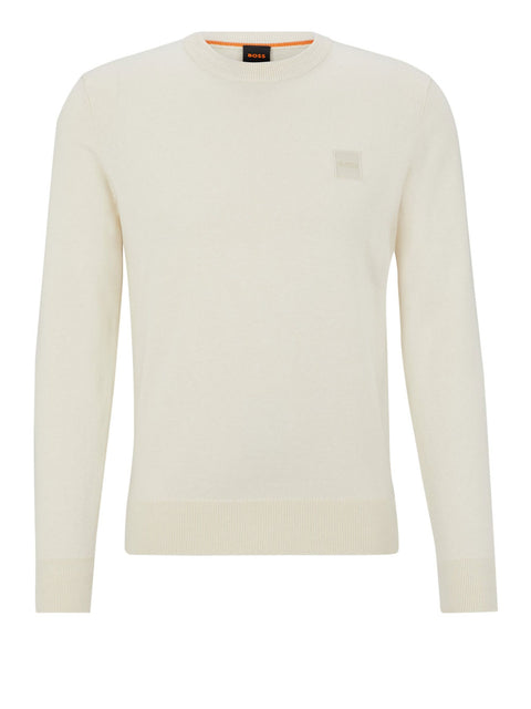 Pullover Hugo Boss Kanovano da Uomo - Bianco