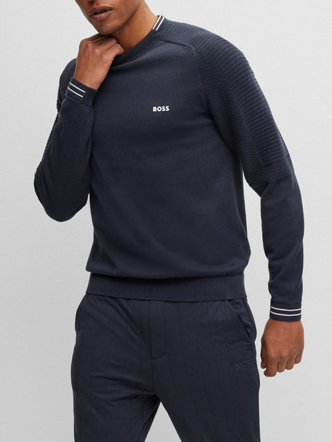 Pullover Hugo Boss Rolet da Uomo - Blu