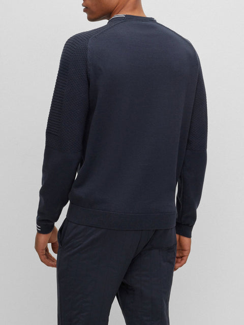 Pullover Hugo Boss Rolet da Uomo - Blu