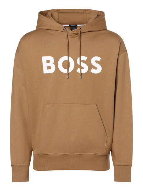 Felpa Cappuccio Hugo Boss Sullivan da Uomo - Beige