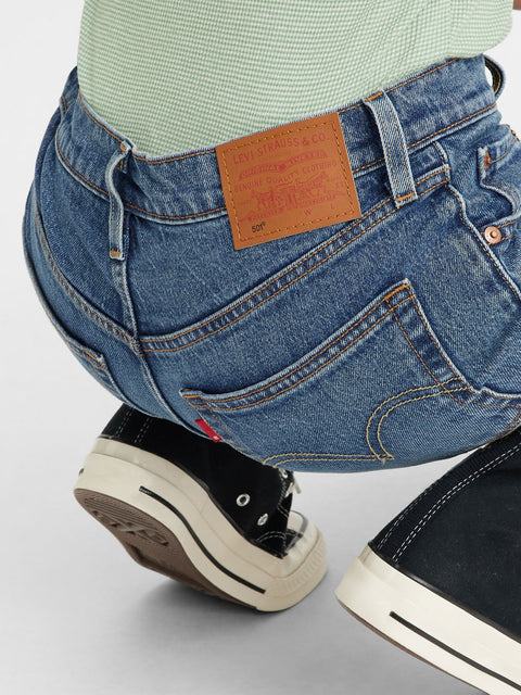 Jeans Levis 501® Crop da Donna - Denim