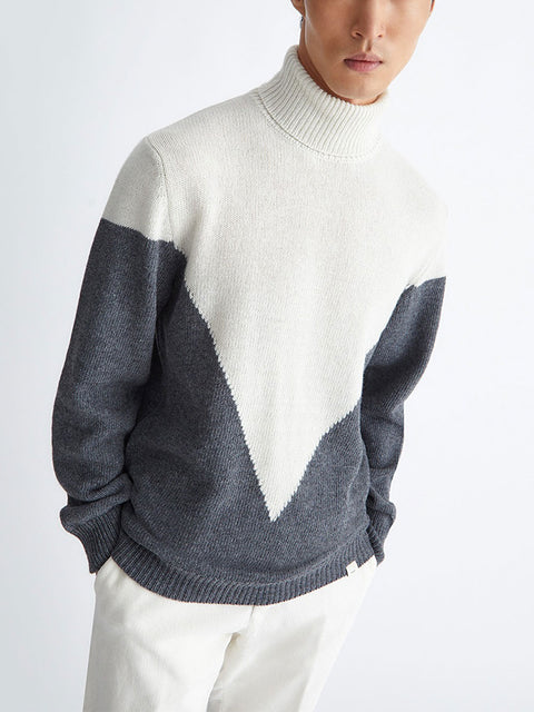 Pullover Liu Jo Tipblock da Uomo - Grigio