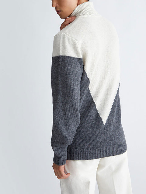 Pullover Liu Jo Tipblock da Uomo - Grigio