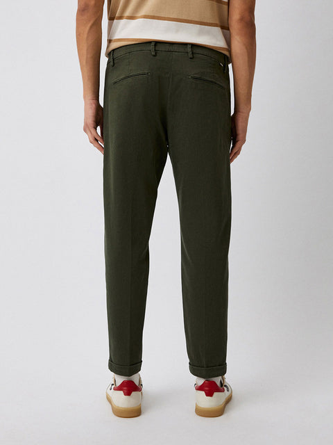 Pantalone Chino Liu Jo Caprigabwash da Uomo - Verde