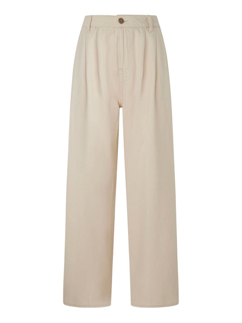 Pantalone Palazzo Pepe Jeans Cecilia da Donna - Avorio