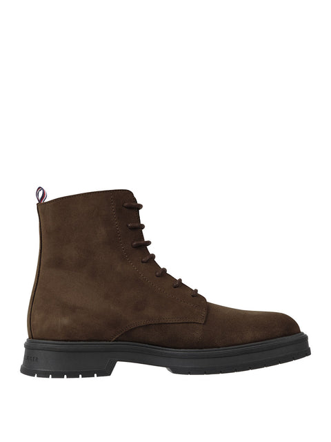 Stivaletto Tommy Hilfiger Core Suede da Uomo - Marrone