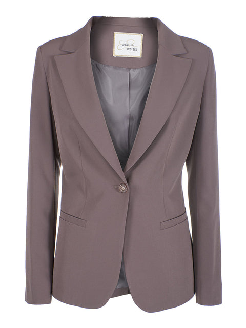 Blazer Yes Zee da Donna - Marrone