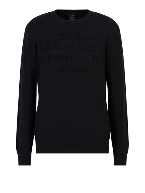 Pullover Armani Exchange da Uomo - Nero