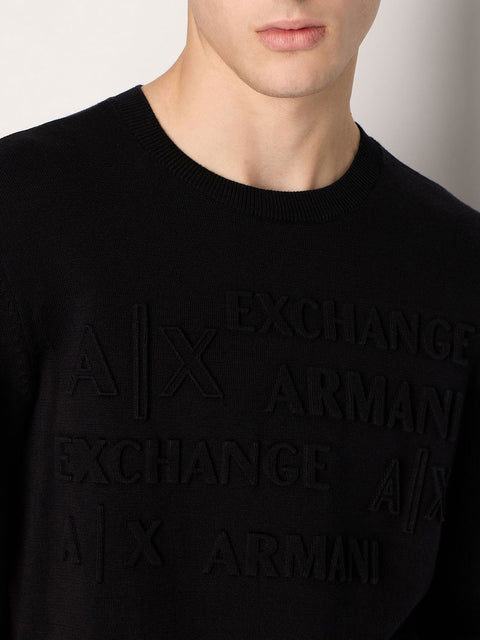 Pullover Armani Exchange da Uomo - Nero