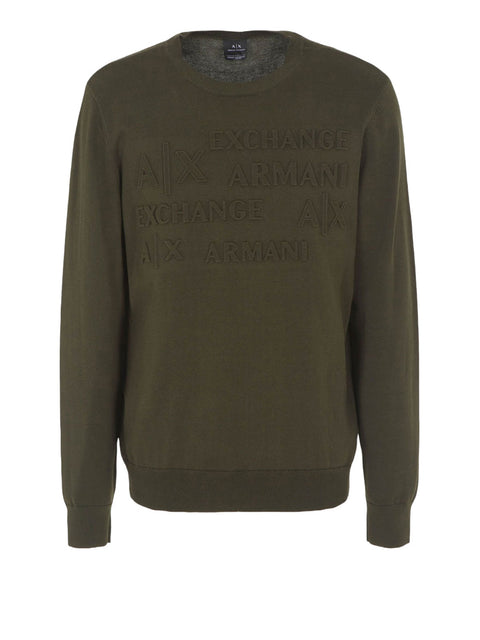 Pullover Armani Exchange da Uomo - Verde