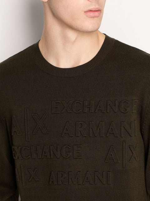 Pullover Armani Exchange da Uomo - Verde