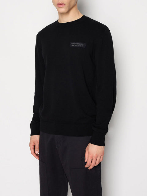 Pullover Armani Exchange da Uomo - Nero