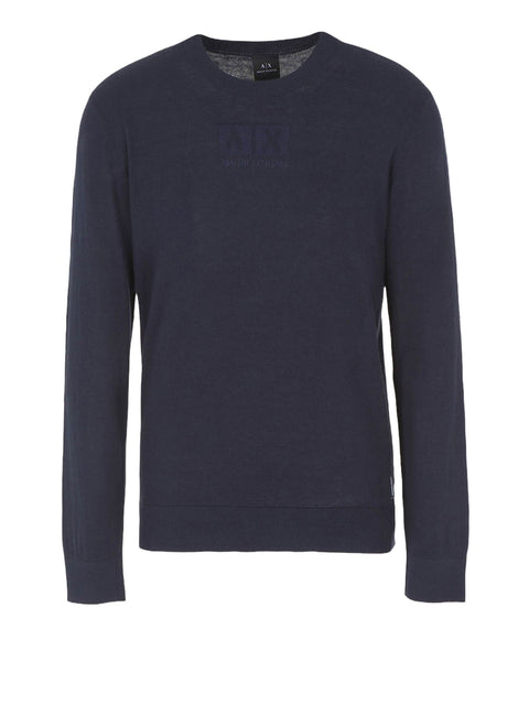 Pullover Armani Exchange da Uomo - Blu