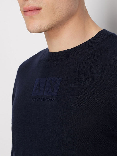 Pullover Armani Exchange da Uomo - Blu