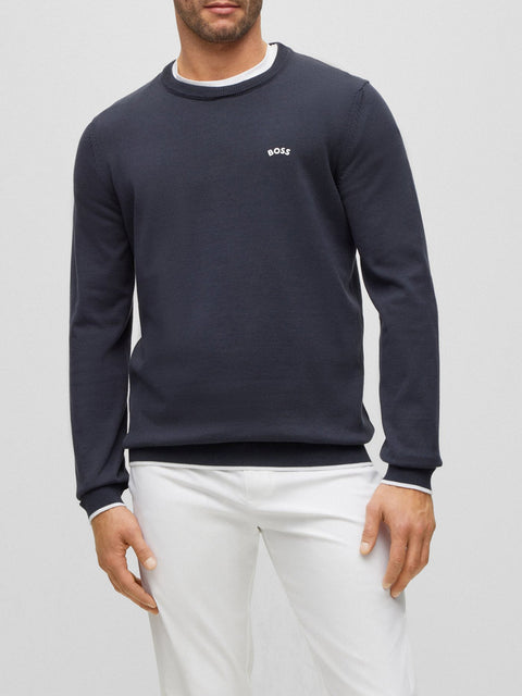 Pullover Hugo Boss Rallo da Uomo - Blu