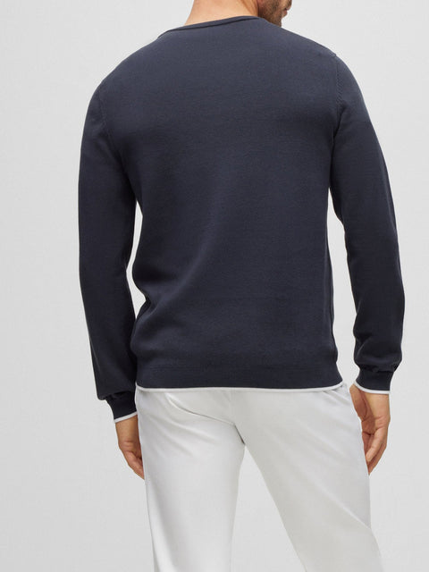 Pullover Hugo Boss Rallo da Uomo - Blu