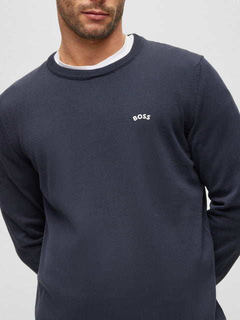 Pullover Hugo Boss Rallo da Uomo - Blu