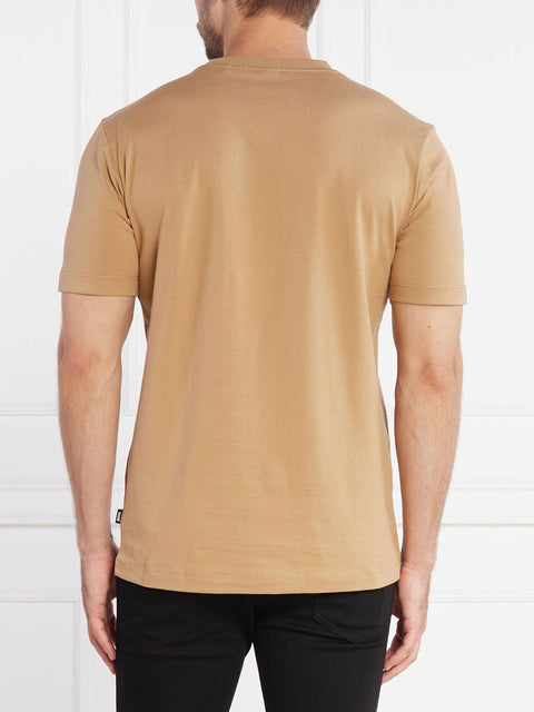 T-shirt Hugo Boss Tiburt da Uomo - Beige